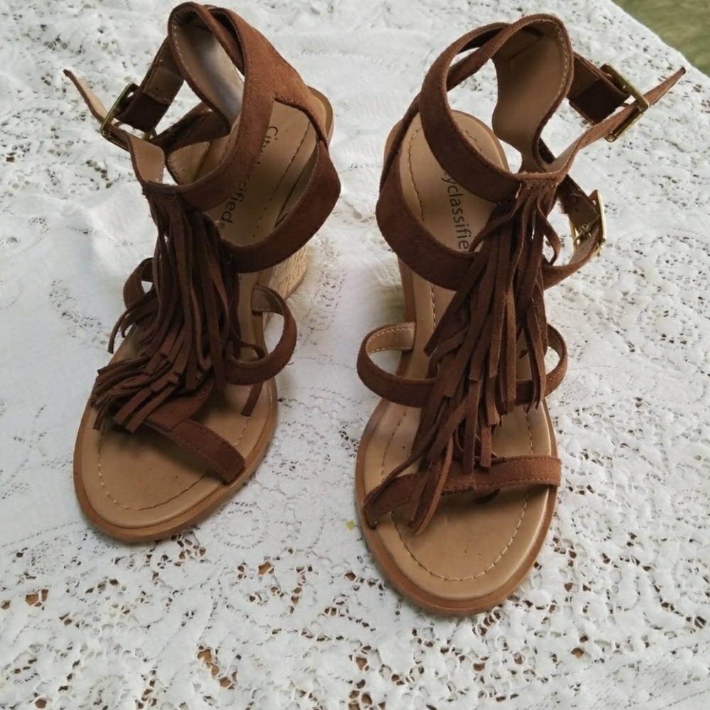 Brown heels
